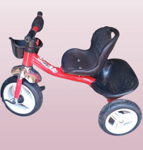 red tricycle bike for kids 1-3 years