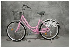 Pink lady bird bicycle size 26
