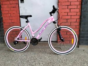 pink planet bicycle size 26