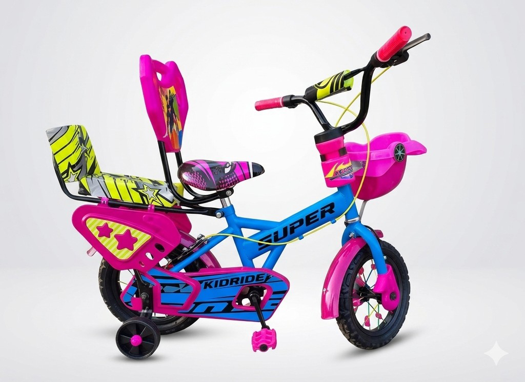 Pink kid ride bicycle size 12