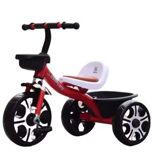 Red kids tricycle bike