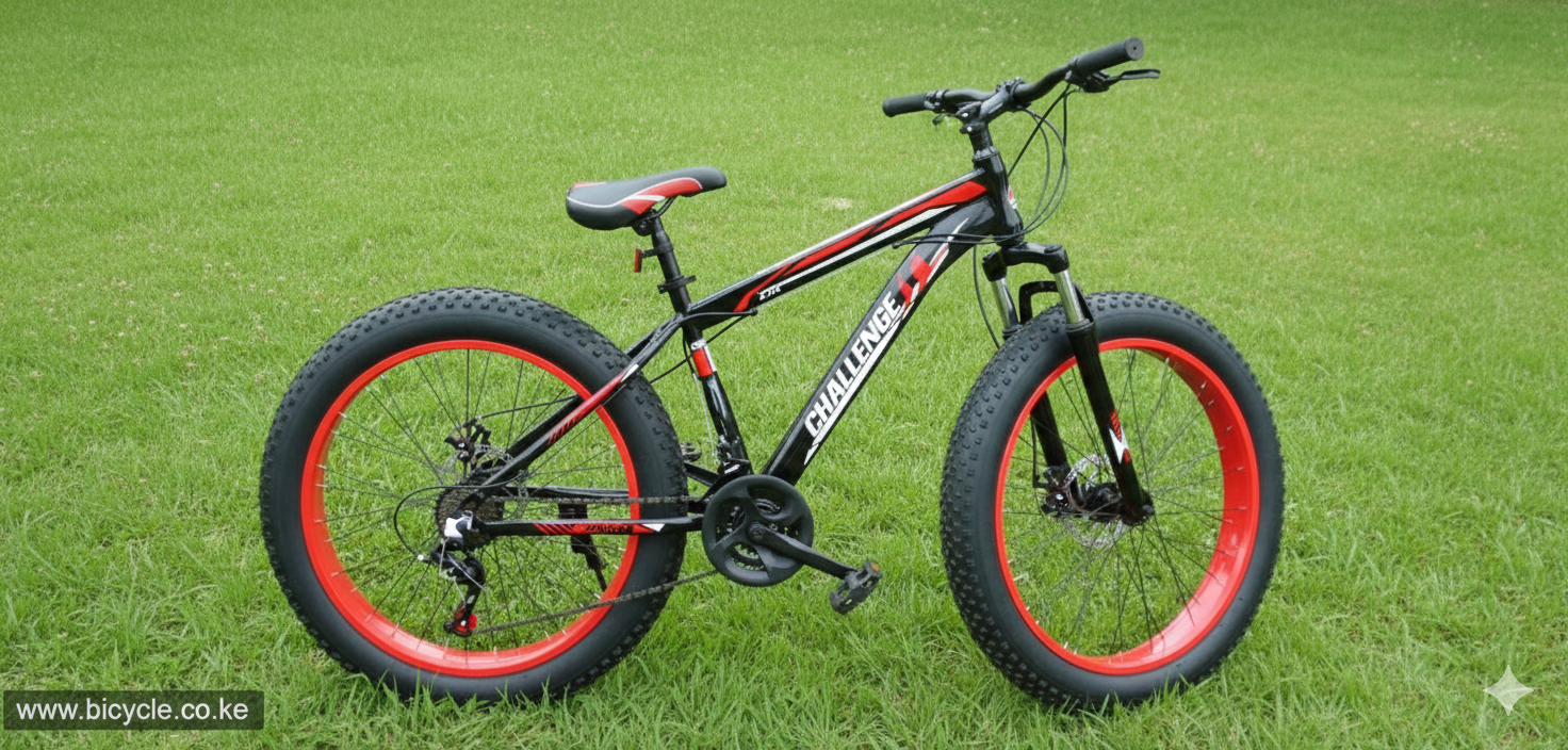 Red firetrek fat bike