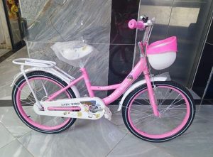 light pink ladybird girl bike size 20