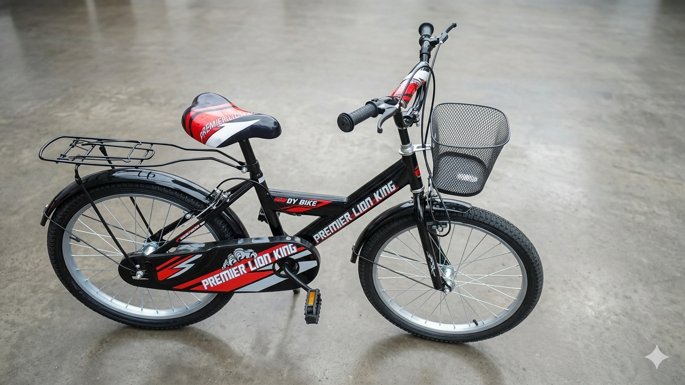 Black lion king bicycle size 20