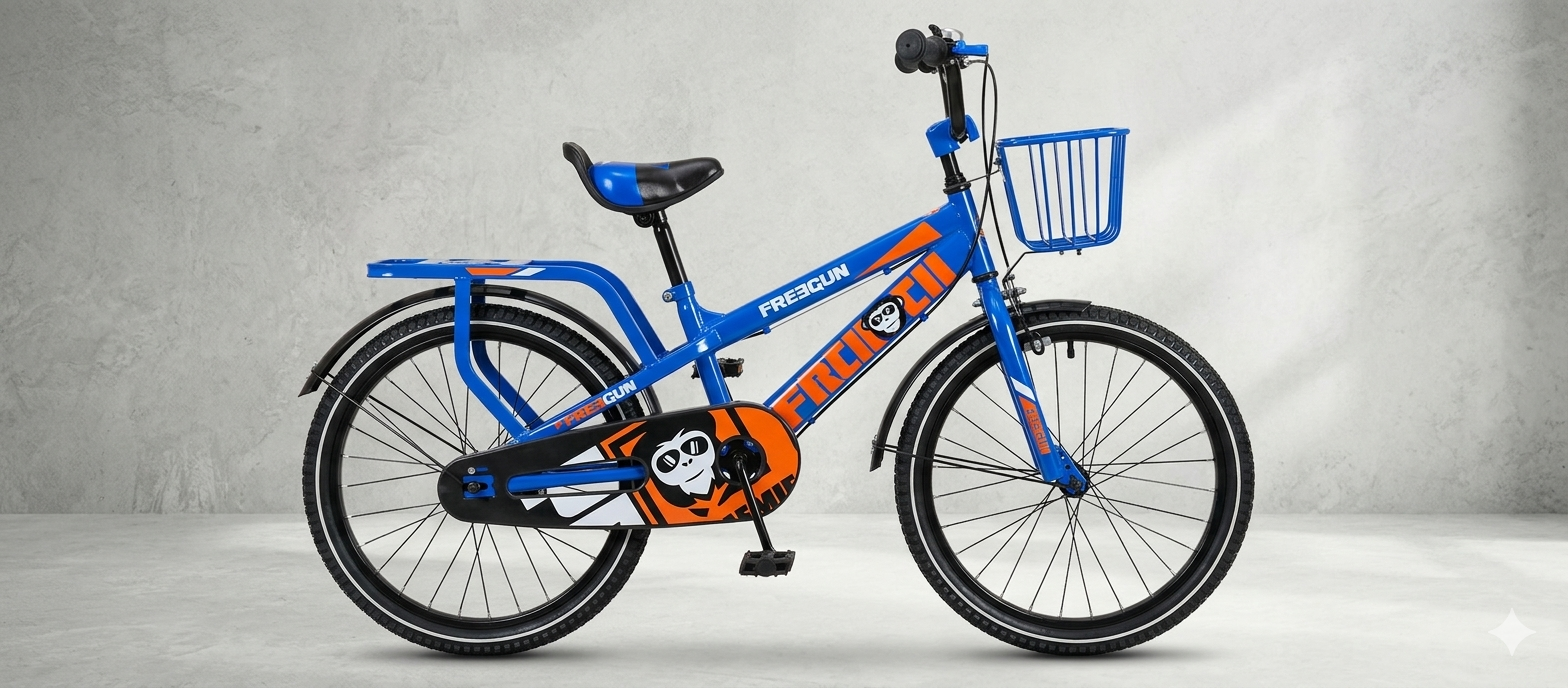 Blue threegun bmx size 20