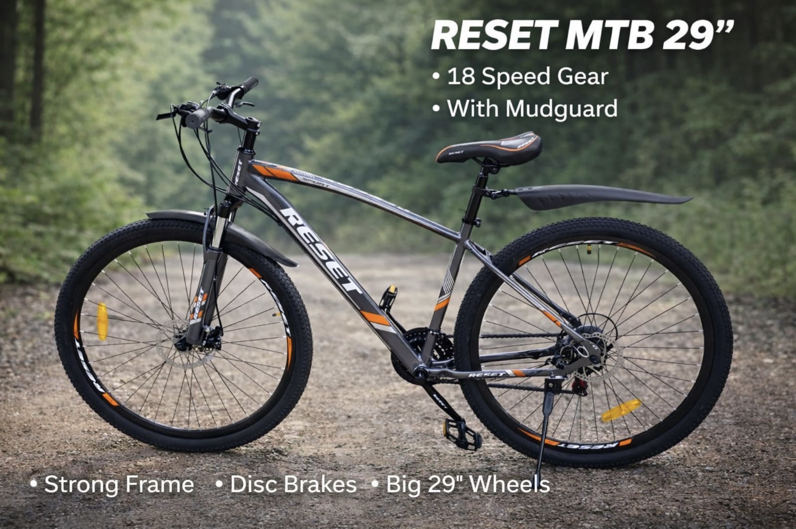 reset mtb size 29 with gears