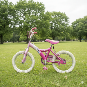 Ex uk pink kids bicycle size 16