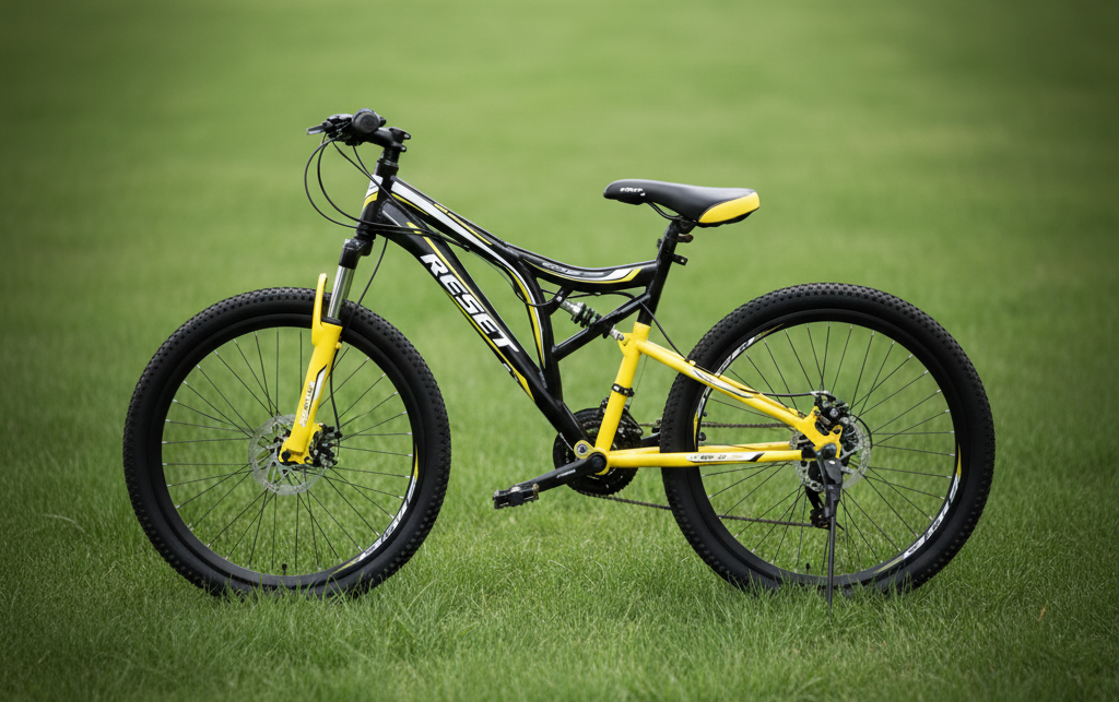 black and yellow reset bike size 24-edit