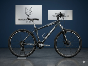 Ex UK mountain bike aluminum frame size 26 (21-speed)
