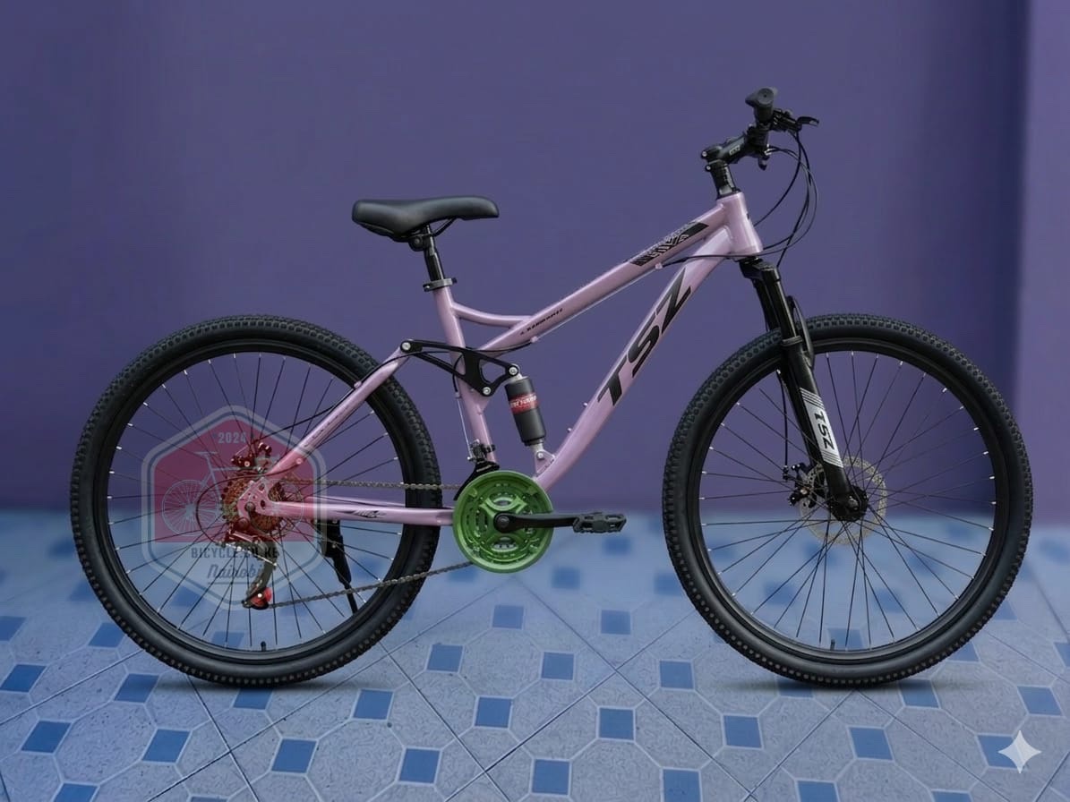 Tsn mtb double shocks + disc brakes size 26