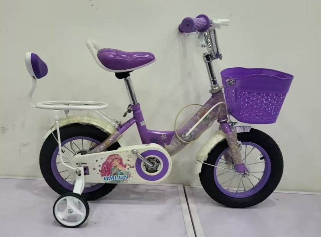 Purple kids bicycle size 12