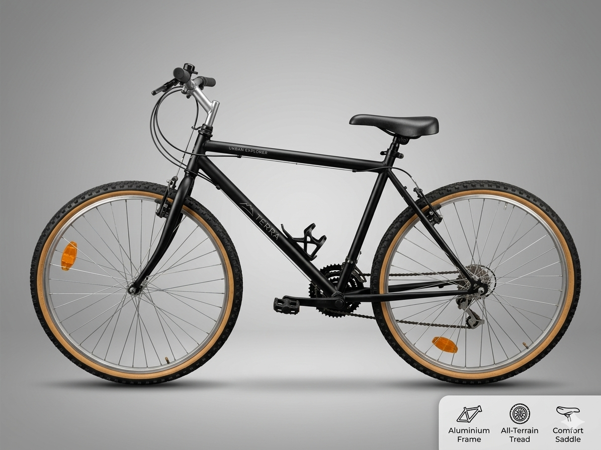 Black ex UK mtb bike size 26