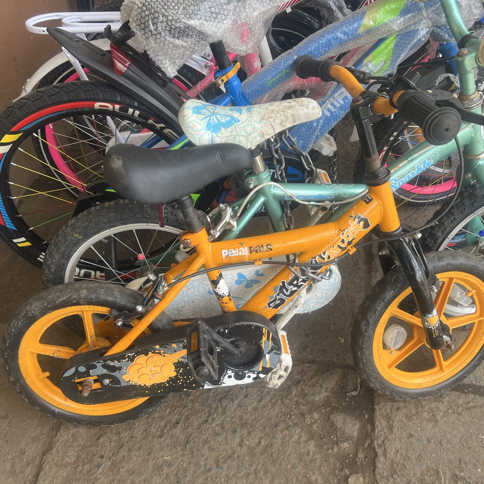 Ex UK kids bicycles size 12