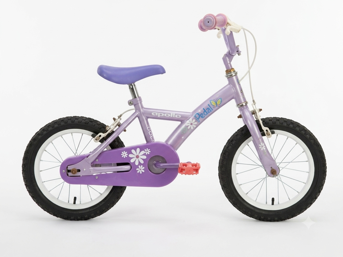 Girl kids bicycle size 14
