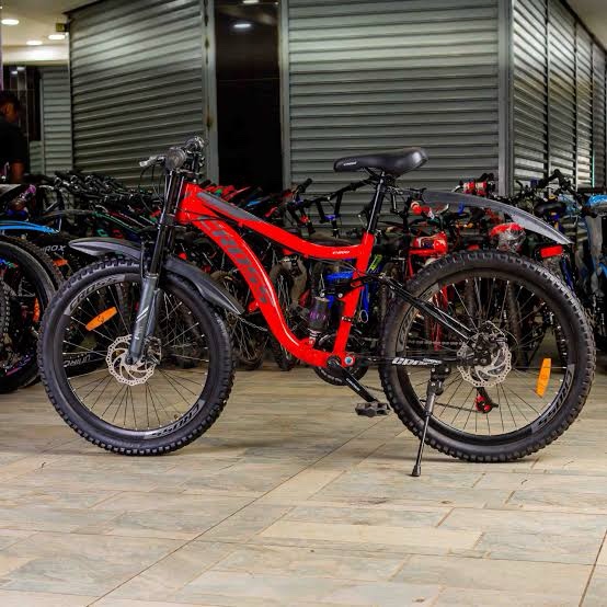 Cross mtb size 24 with double suspension