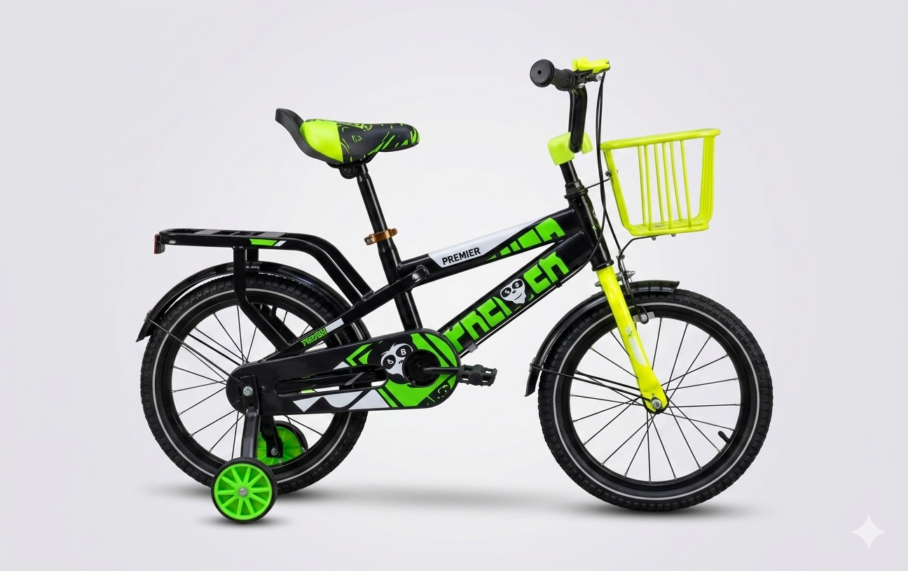 Green threegun bicycle Size 16