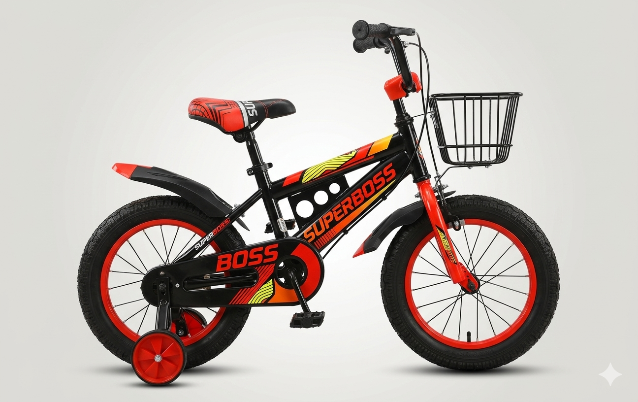 Bicycle.co.ke | Bicycle Shop Nairobi | Kids Bicycle store | Bicycle spare parts & Accessories | Mountain Bikes shop | Baby bikes shop Kenya 126 Red superboss bicycle size 12