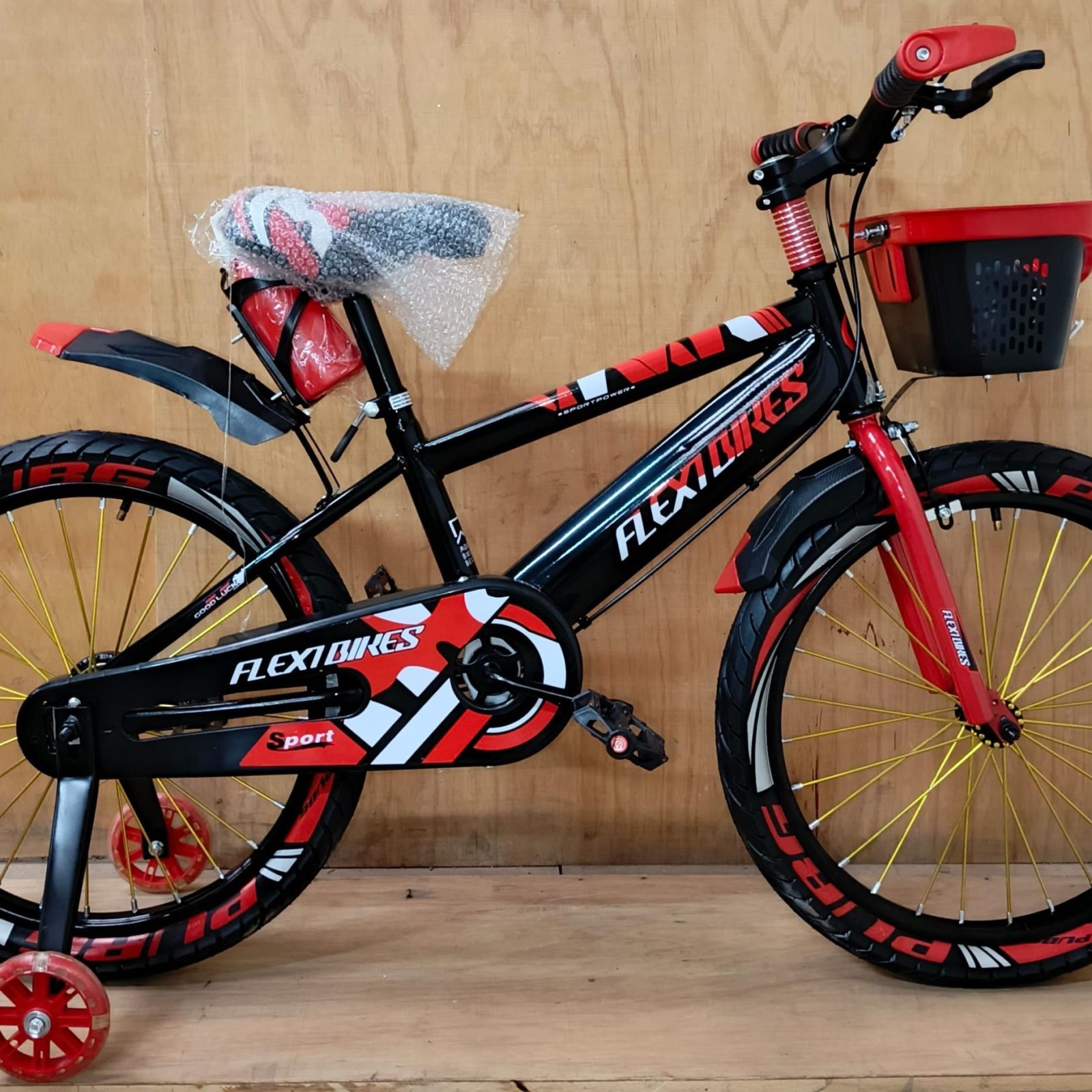 Bicycle.co.ke | Bicycle Shop Nairobi | Kids Bicycle store | Bicycle spare parts & Accessories | Mountain Bikes shop | Baby bikes shop Kenya 139 Red Flexibike kids bicycle size 20