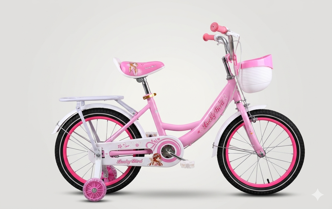 Bicycle.co.ke | Bicycle Shop Nairobi | Kids Bicycle store | Bicycle spare parts & Accessories | Mountain Bikes shop | Baby bikes shop Kenya 133 Light pink kids bike size 16